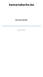 Mobile Screenshot of kamariakerke.be